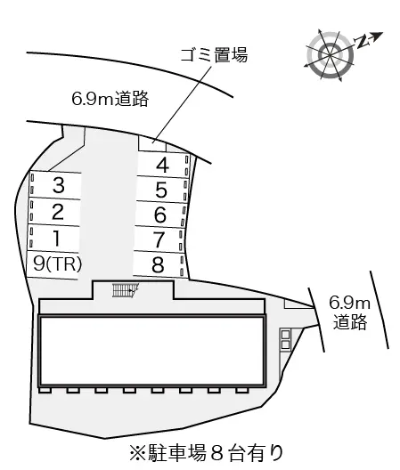 ★手数料０円★明石市大久保町大窪　月極駐車場（LP）